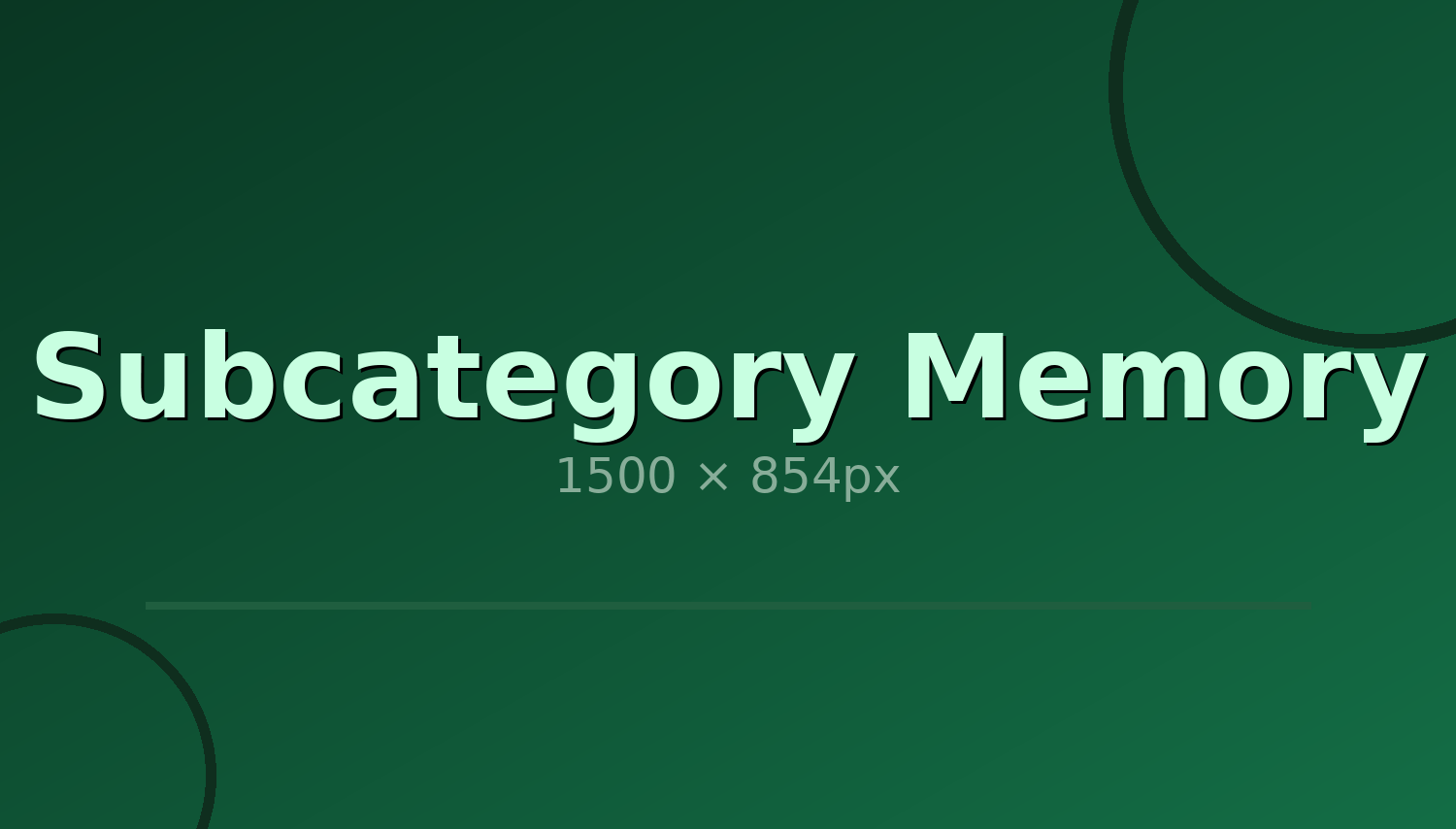 (image for) Memory