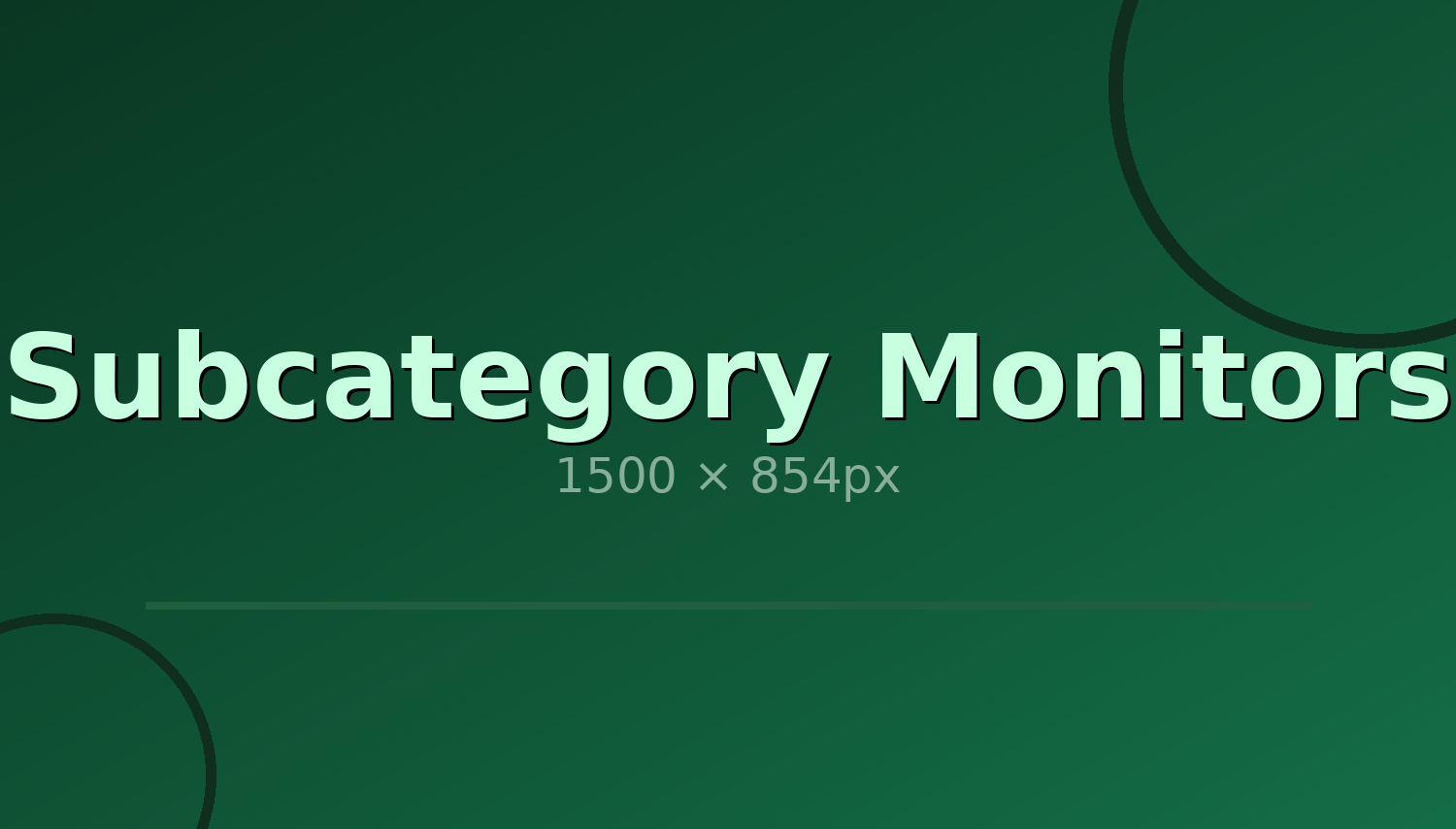 (image for) Monitors